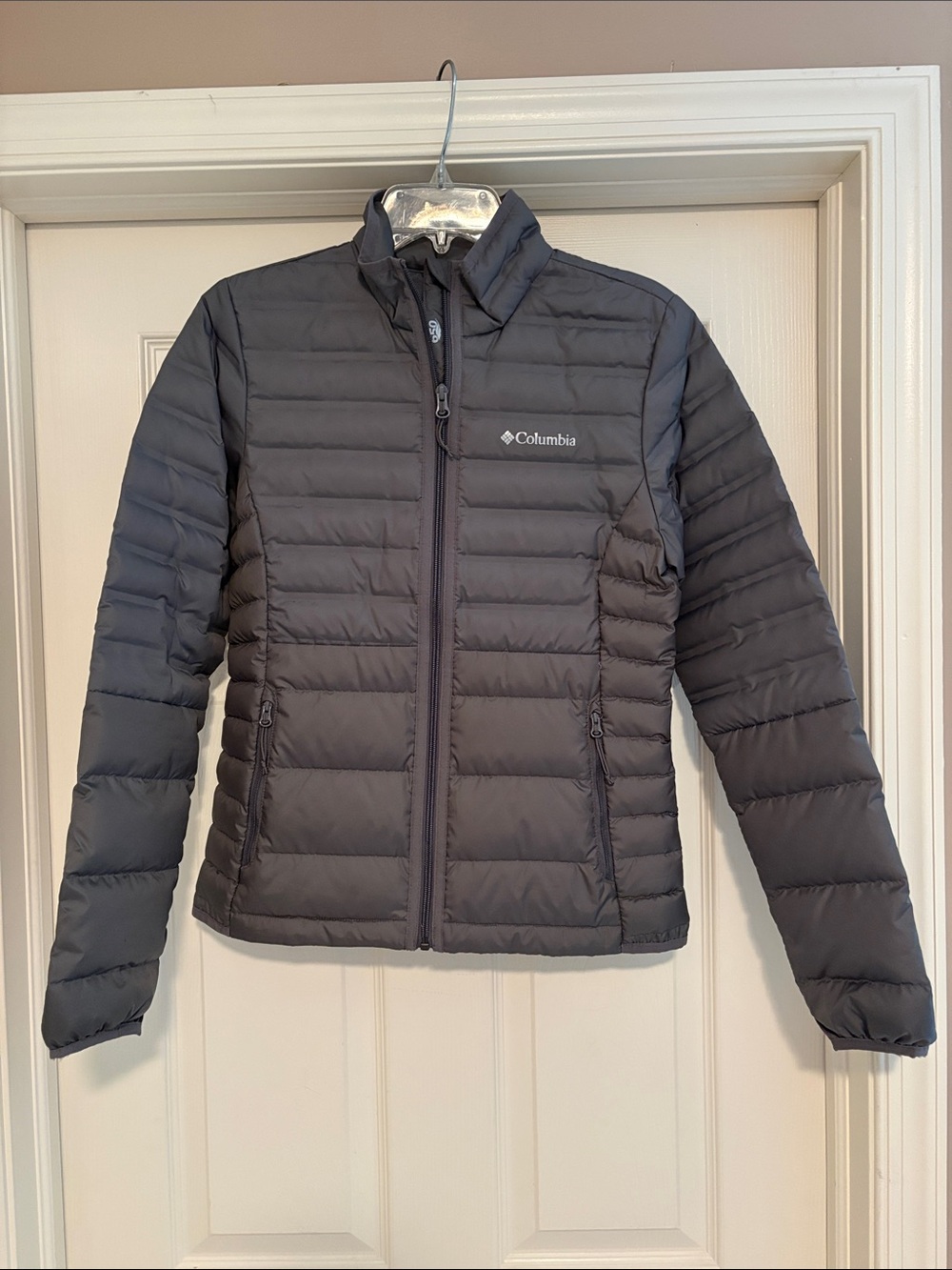 Columbia Women's Charcoal Quilted Puffer Jacket